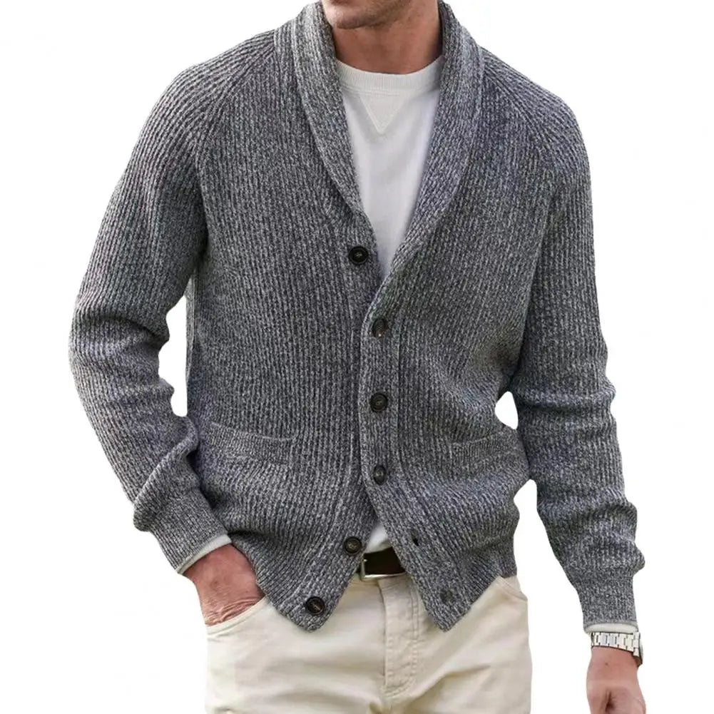 Drune | Strickjacke mit Knöpfen Wollmischung Klassisch und Komfortabel