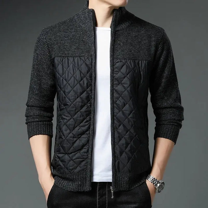 Drune | Gepolsterte gestrickte Herrenjacke