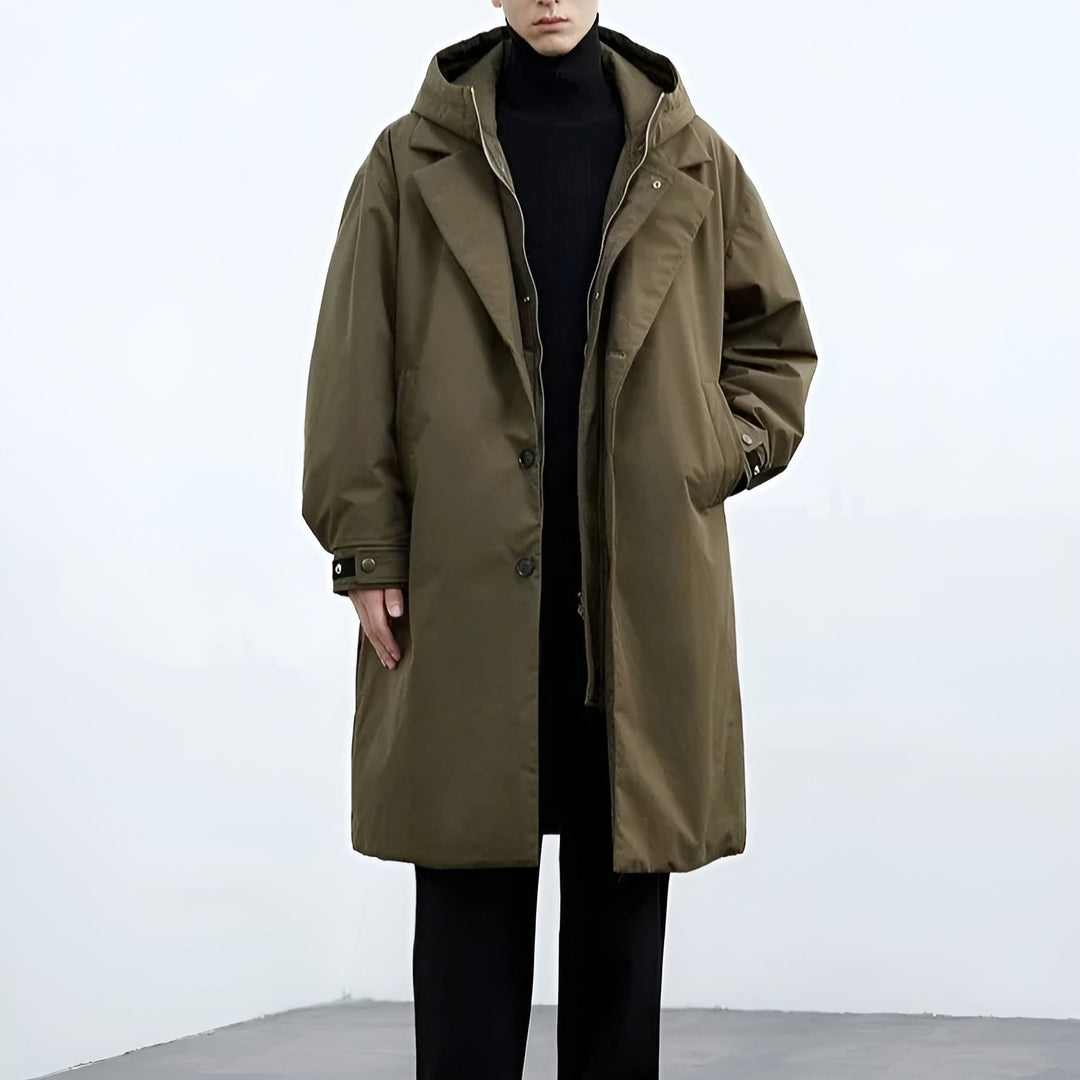 Drune | Lange Regenjacke - Perfekt für Outdoor & Alltag
