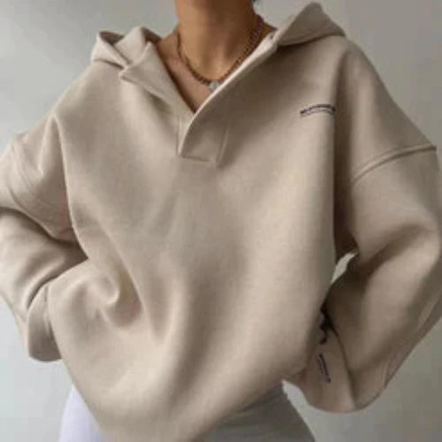 Drune | Fashionable loose-fitting hooded sweater
