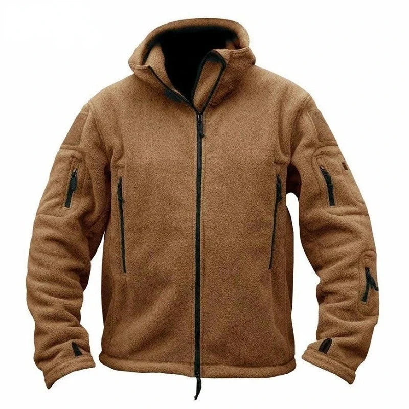 Drune | Taktische Fleecejacke mit Kapuze Polyester Wärme und Funktionalität