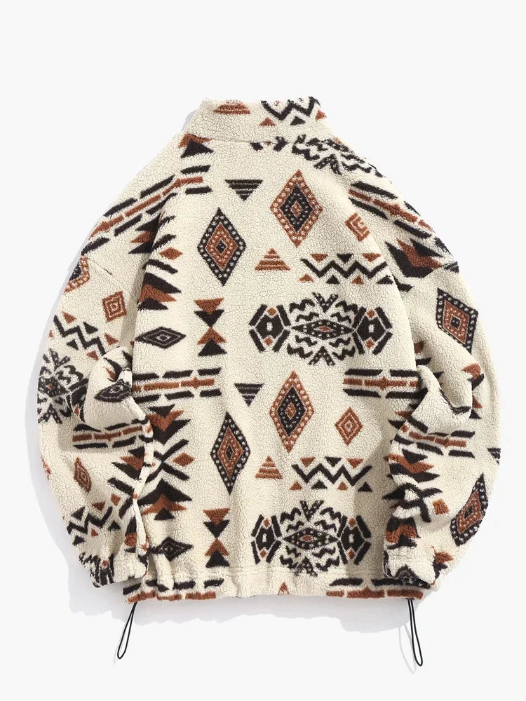Drune | Pullover mit Ethnischem Druck
