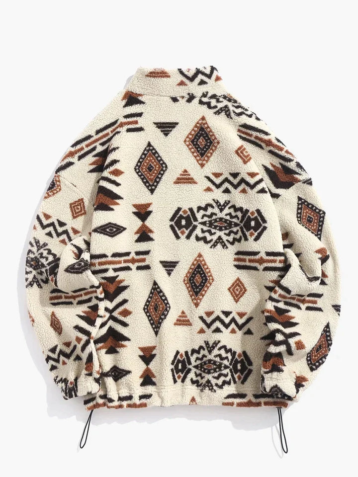 Drune | Pullover mit Ethnischem Druck