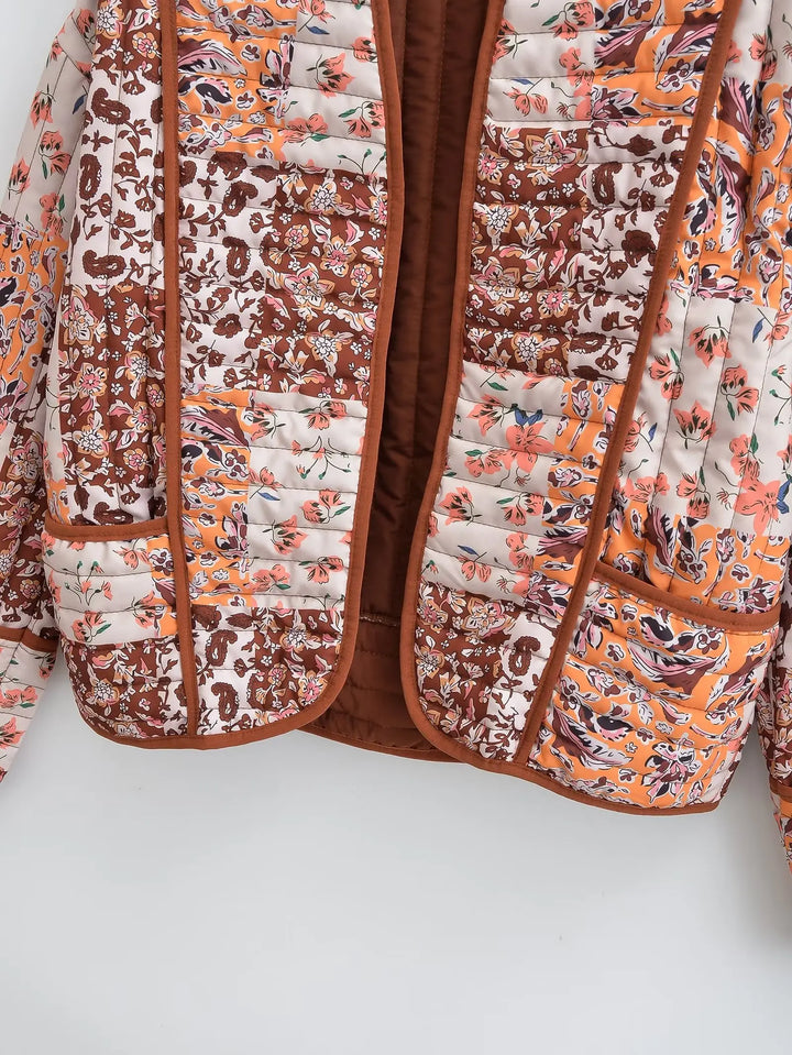 Drune | Wintermantel mit Blumenmuster