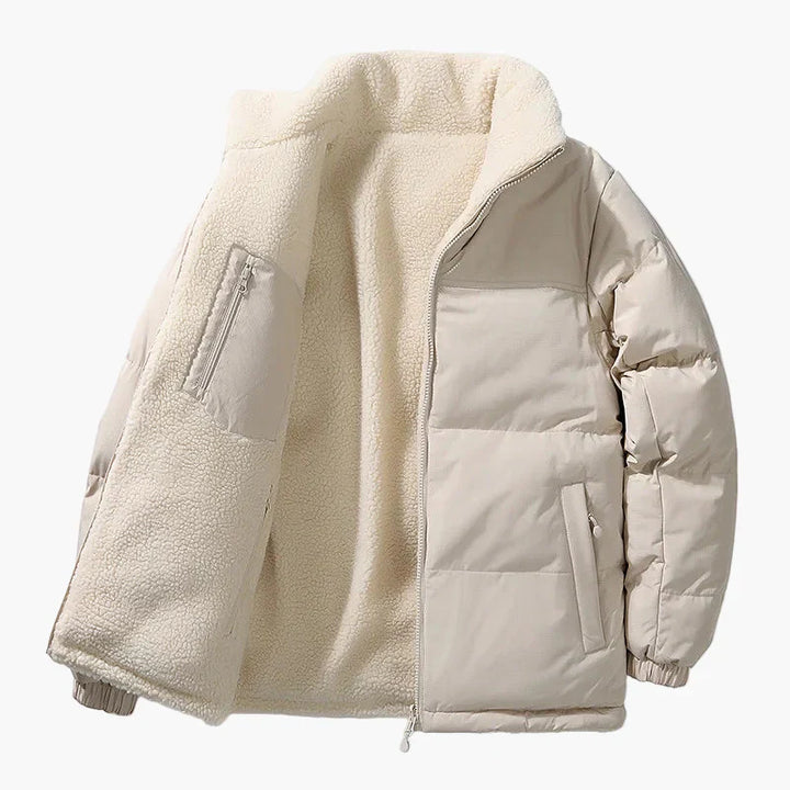 Drune | Winter Steppjacke mit Fleece-Innenfutter - Urban Freizeitjacke, Lockerer Schnitt, Warm, Ideal für Alltag & Outdoor