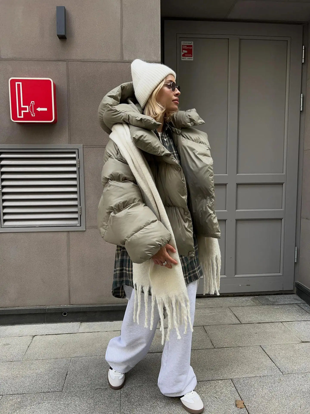 Drune | Übergroße Pufferjacke