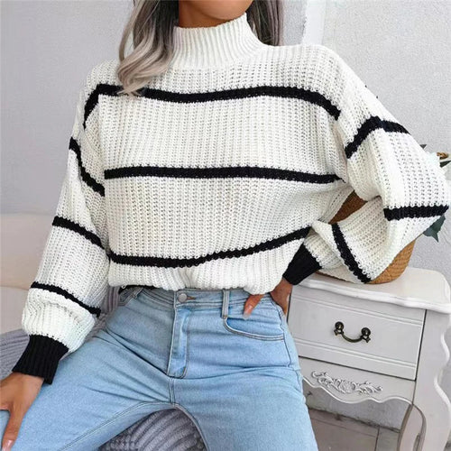 Drune | Moderner Couture Rollkragenpullover mit Feinstrick