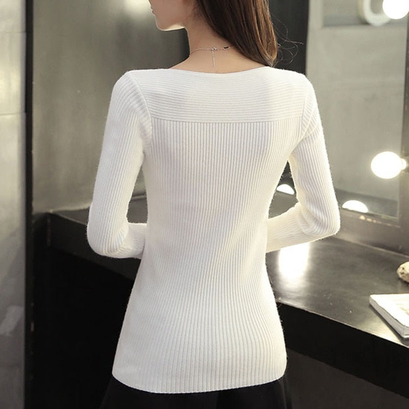 Drune | Damen Strickpullover mit Bootsausschnitt