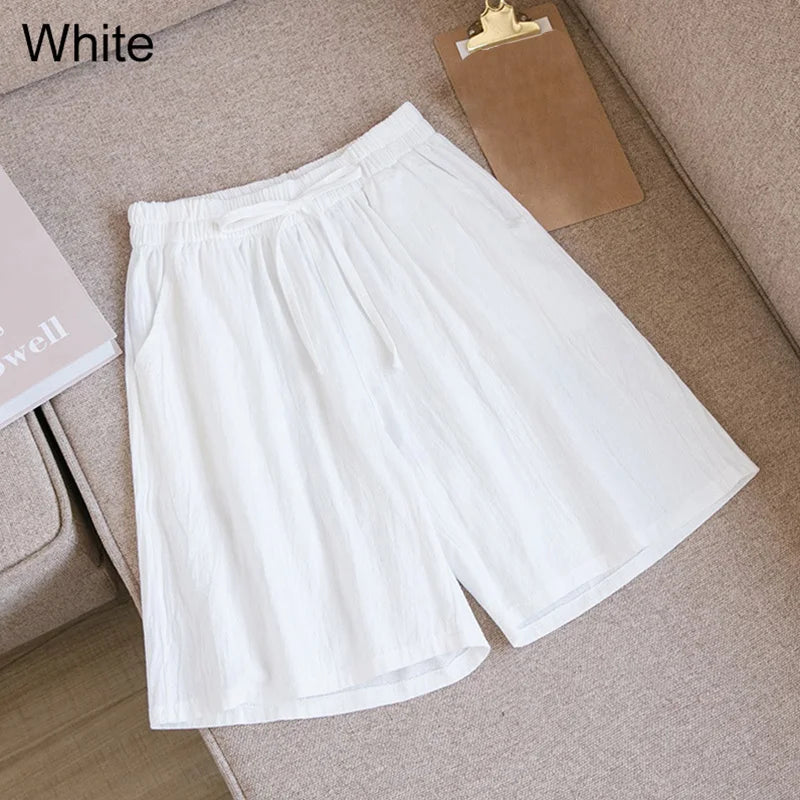 Drune | Baumwoll-Knie-Lange Shorts