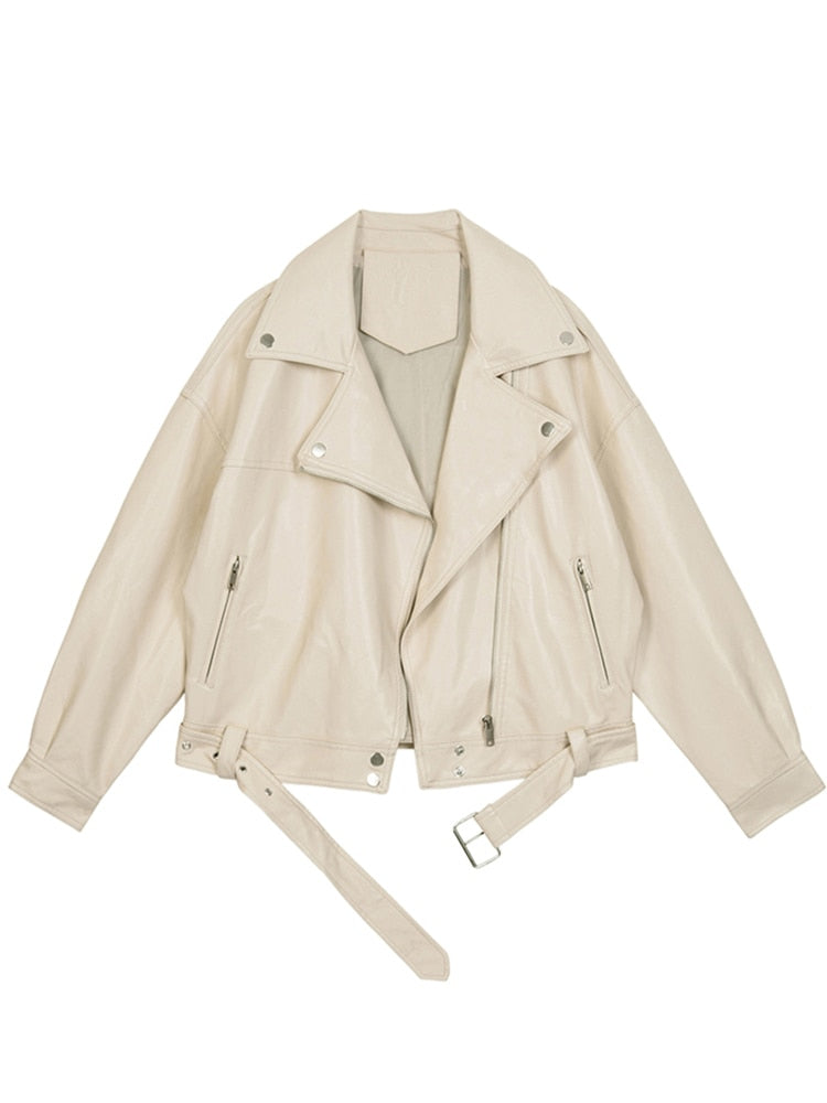 Drune | Übergroße Lederjacke
