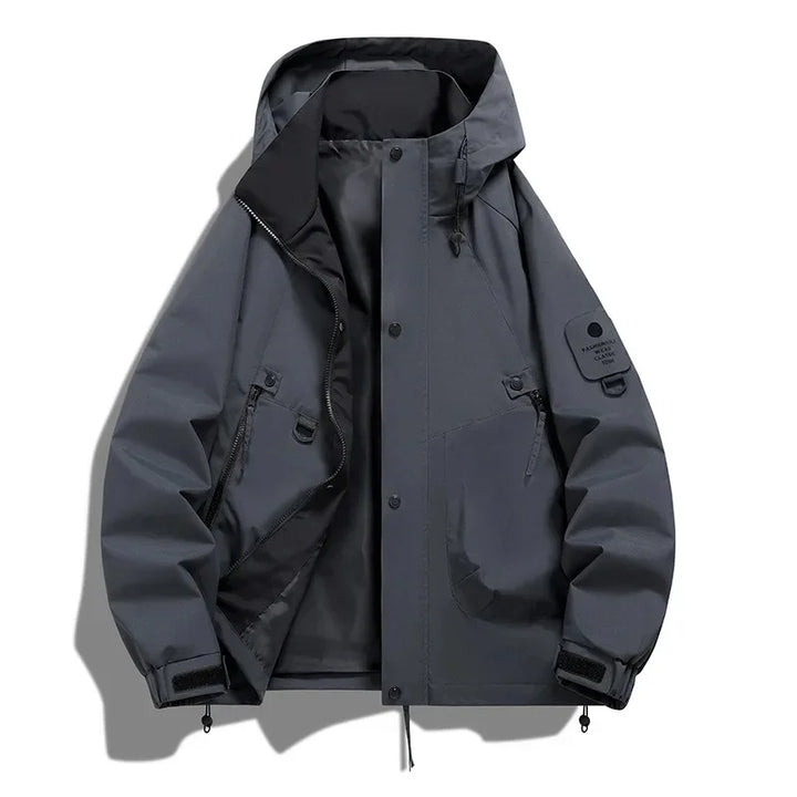 Drune Kapuzen-Windbreaker Jacke