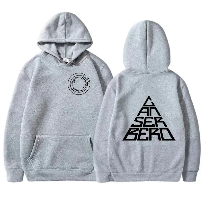 Drune | Hoodie mit Grafischem Druck Baumwollmix Modern und Einzigartig