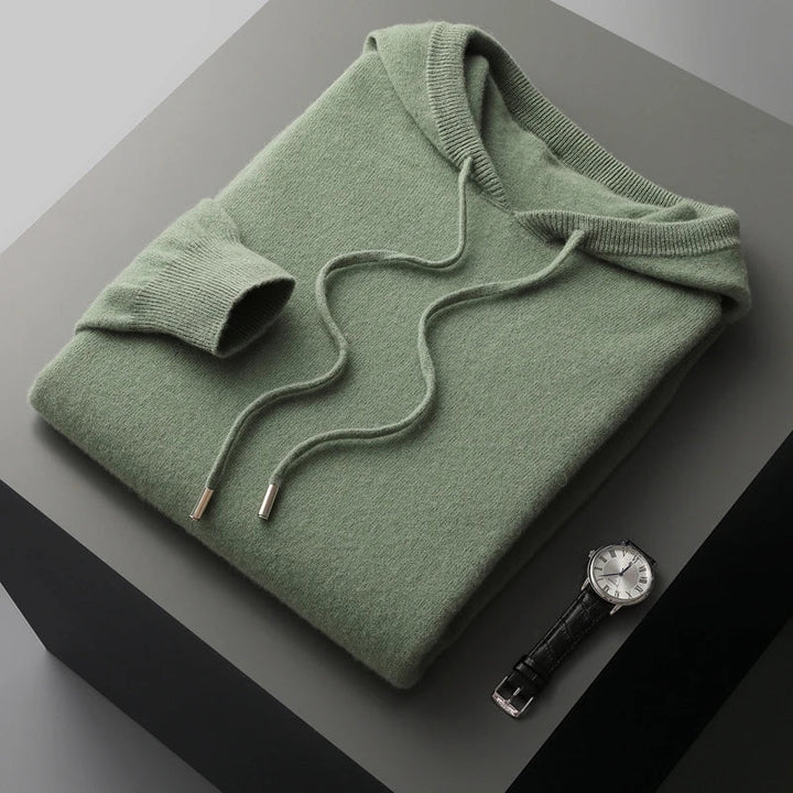 Drune | Hoodie Aus Wollmix Wolle Warm und Bequem