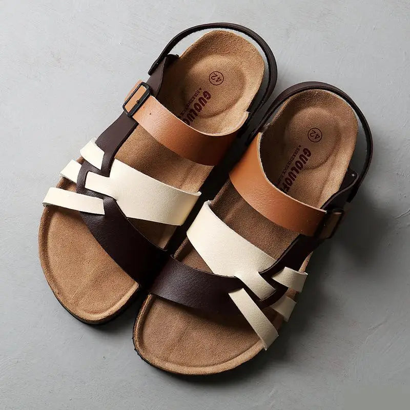 Drune | Orthopädische Premium Ledersandalen