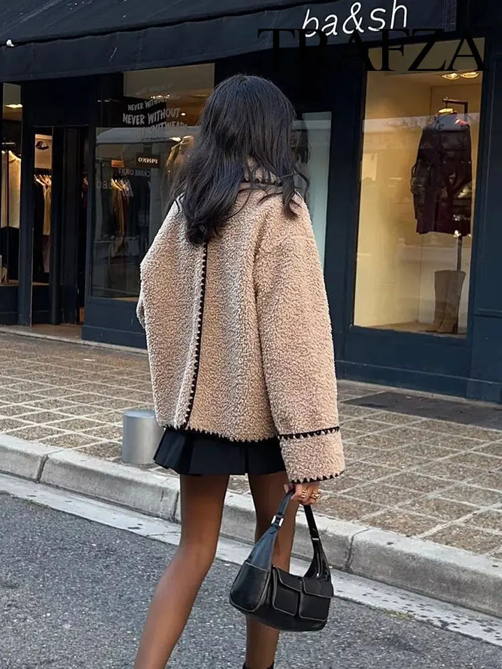 Drune | Stylische Strickjacke mit Lockerem V-Ausschnitt und Taschen