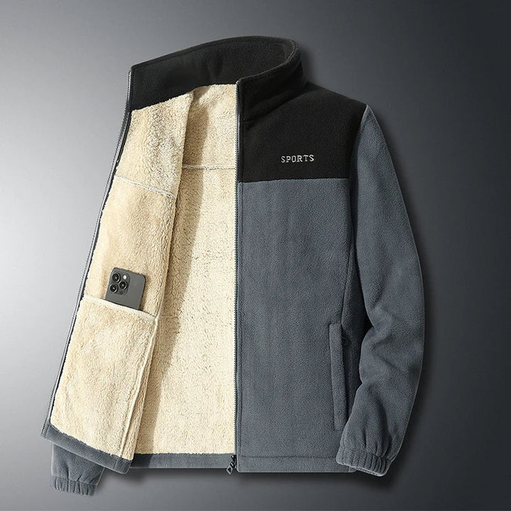Drune | Weiche Fleecejacke mit Taschen Polyester Sportlich und Warm