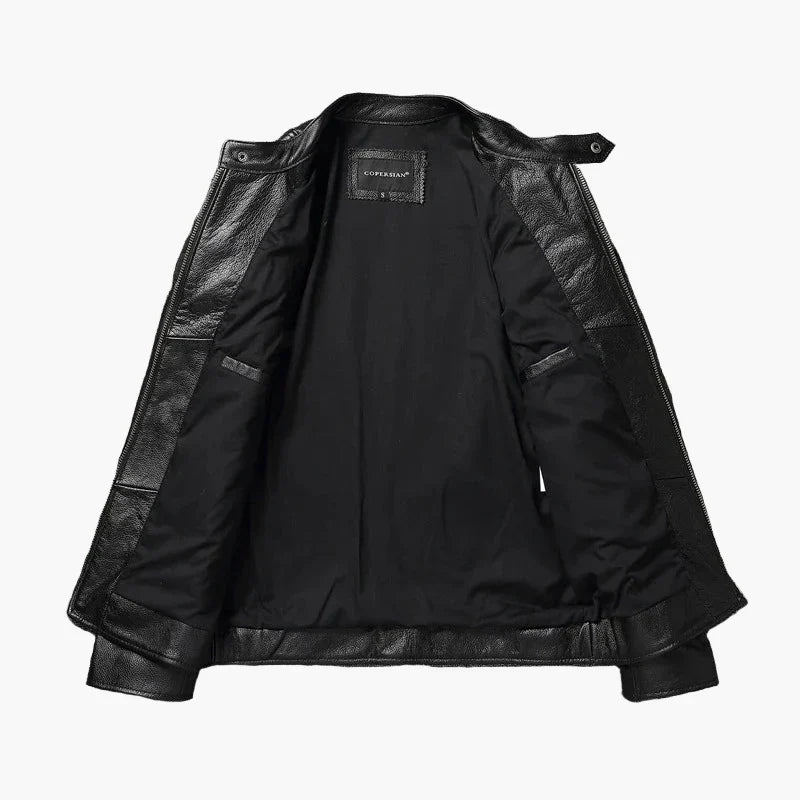 Drune | Bikerjacke Im Klassischen Moto-Style - Schmal Geschnittene Modische Übergangsjacke für Freizeit und Alltag