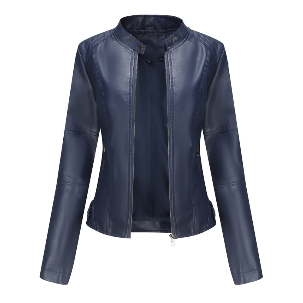 Drune | Stylische, Slim Fit Lederjacke für Frauen