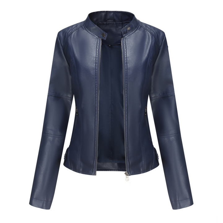 Drune | Stylische, Slim Fit Lederjacke für Frauen