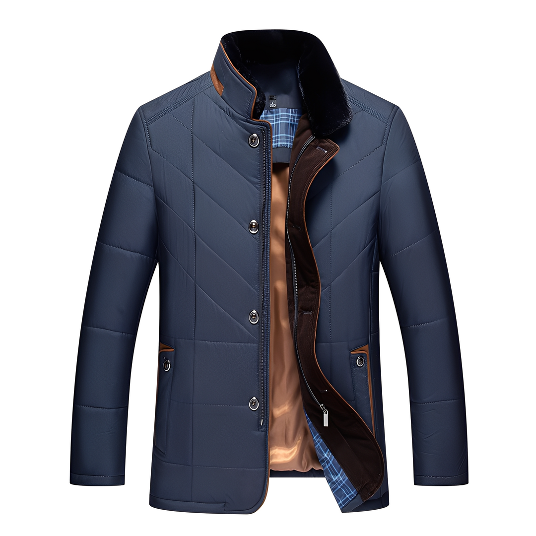 Drune | Elegante, gepolsterte Jacke mit Knöpfen für Männer