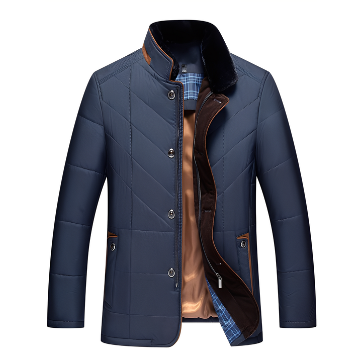 Drune | Elegante, gepolsterte Jacke mit Knöpfen für Männer