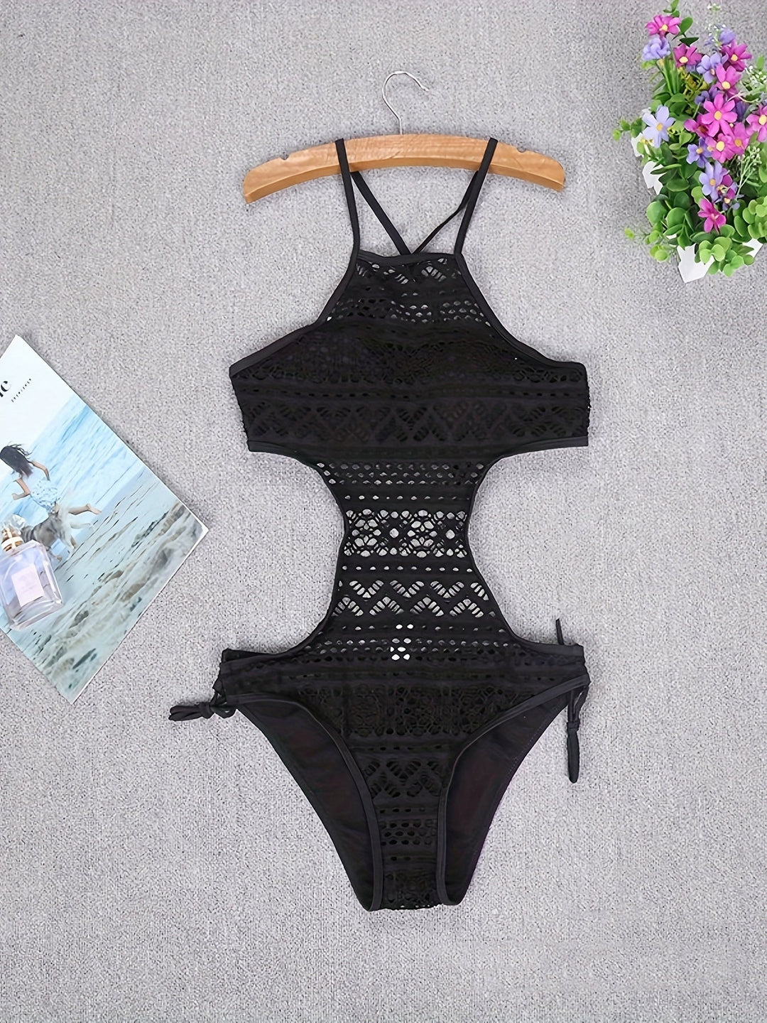 Drune | Eleganter Monokini Mit Spitze Und Sexy Ausschnitt
