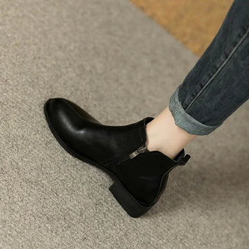 Drune | Knöchelhöhe Stiefel mit Reißverschluss und modernem Design