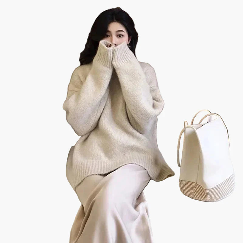 Drune | Oversize Pullover im Retro-Stil für Herbst und Winter - Modischer, weiter Schnitt, perfekt für den Alltag
