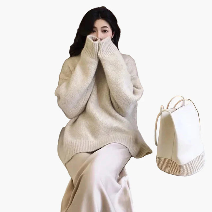 Drune | Oversize Pullover im Retro-Stil für Herbst und Winter - Modischer, weiter Schnitt, perfekt für den Alltag