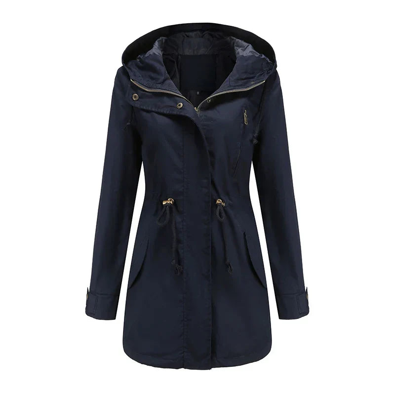 Drune | Baumwoll Trenchcoat Mit Kapuze