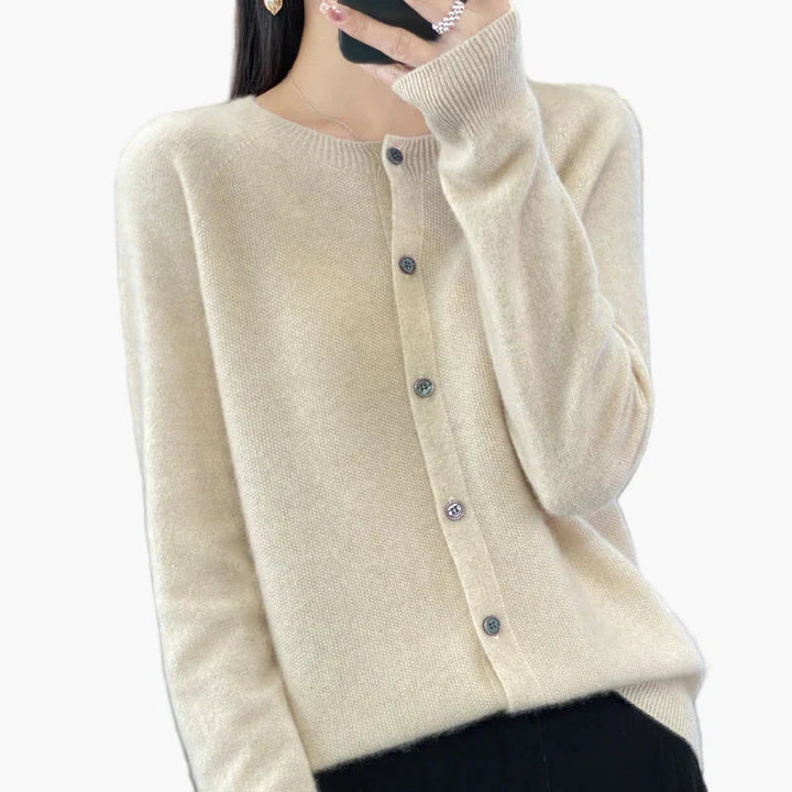 Drune | Klassische Strickjacke Cardigan - Eleganter Alltags-Style für Büro & Freizeit