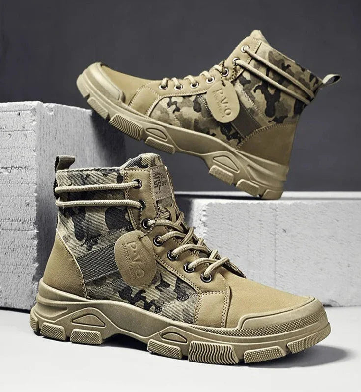 Drune | Outdoor Stiefel Mit Tarnmuster Für Herren