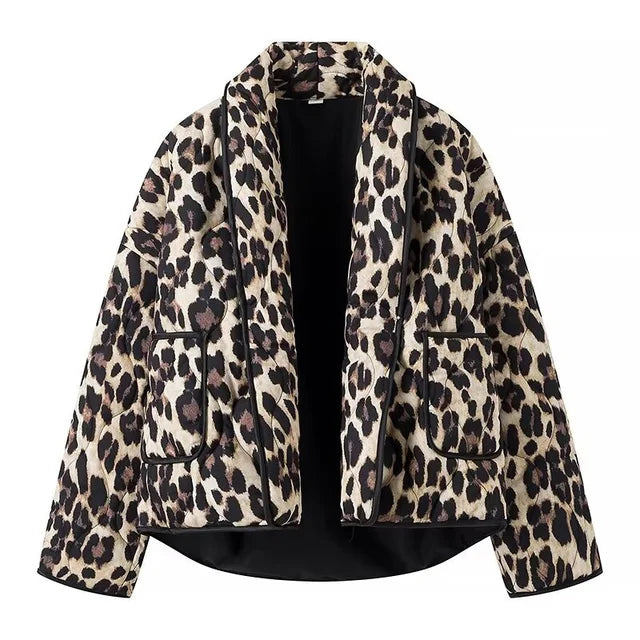 Drune | Blazer mit Leopardenmuster