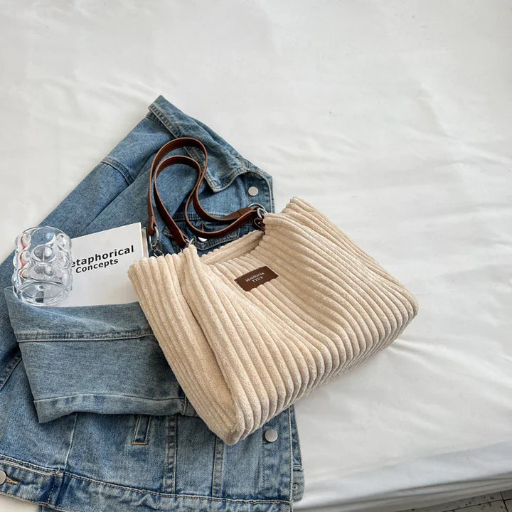 Drune | Damen Cord Handtasche