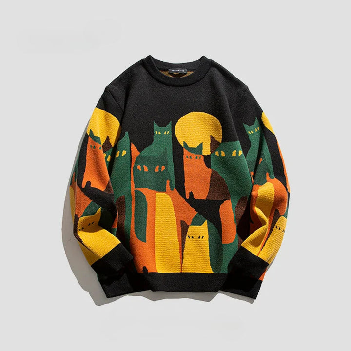 Drune – Oversize Strickpullover, Lässige Passform