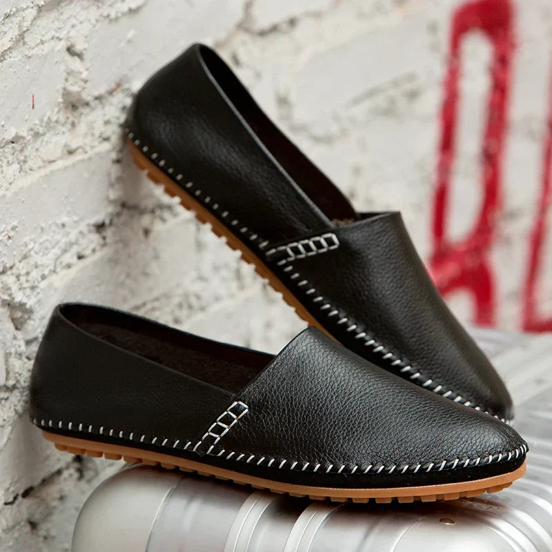Bequeme Lederhalbschuhe für den Alltag Drune Drune