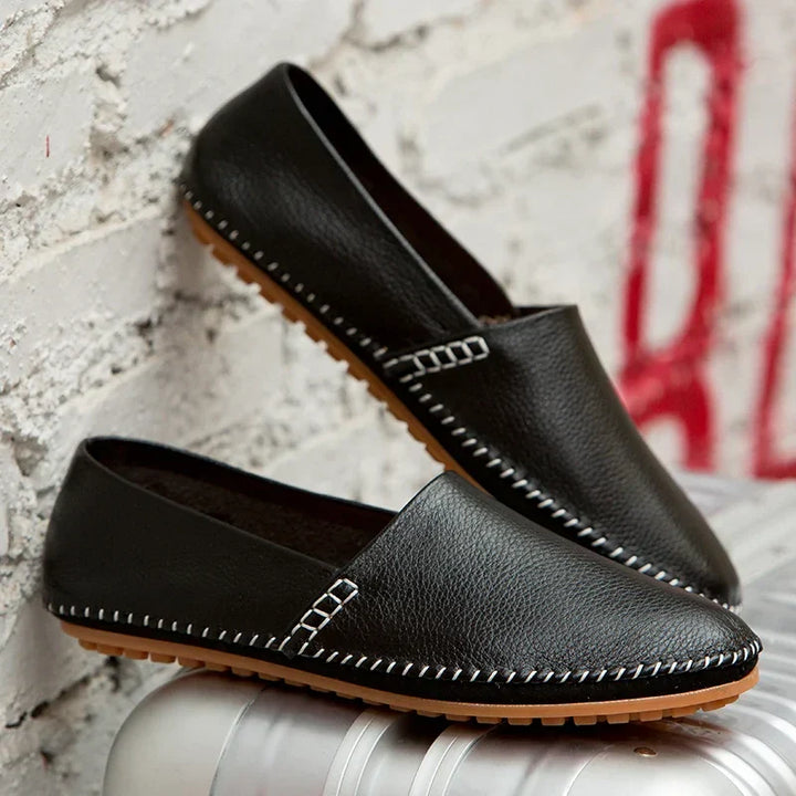 Bequeme Lederhalbschuhe für den Alltag Drune Drune