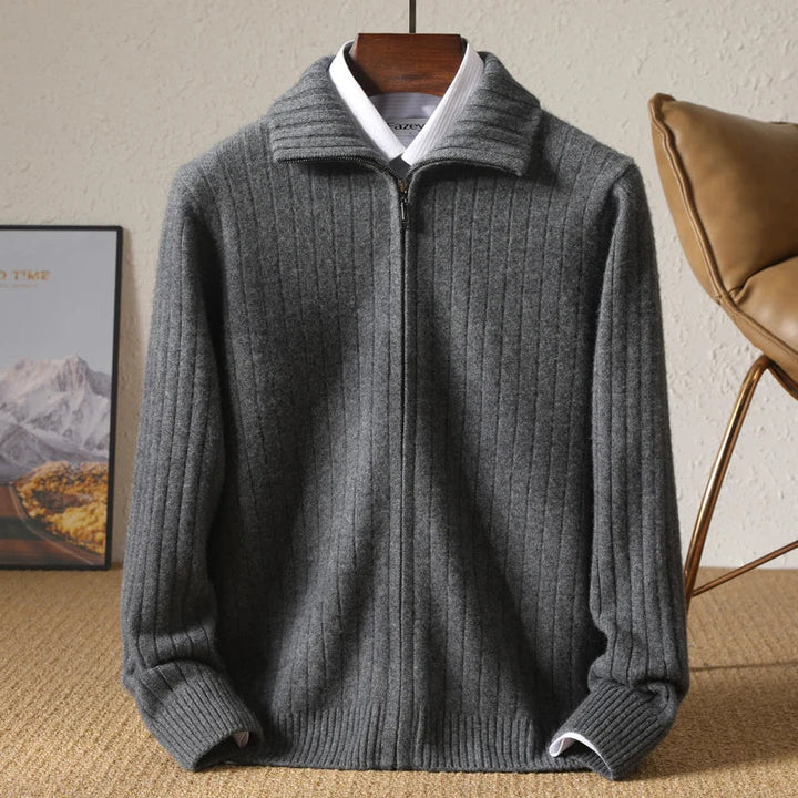 Drune | Bequemer Business-Cardigan Aus Merinowolle