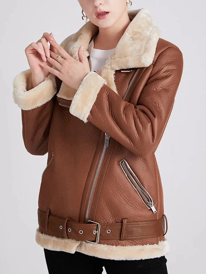 Drune - Dicke Faux-Lederjacke