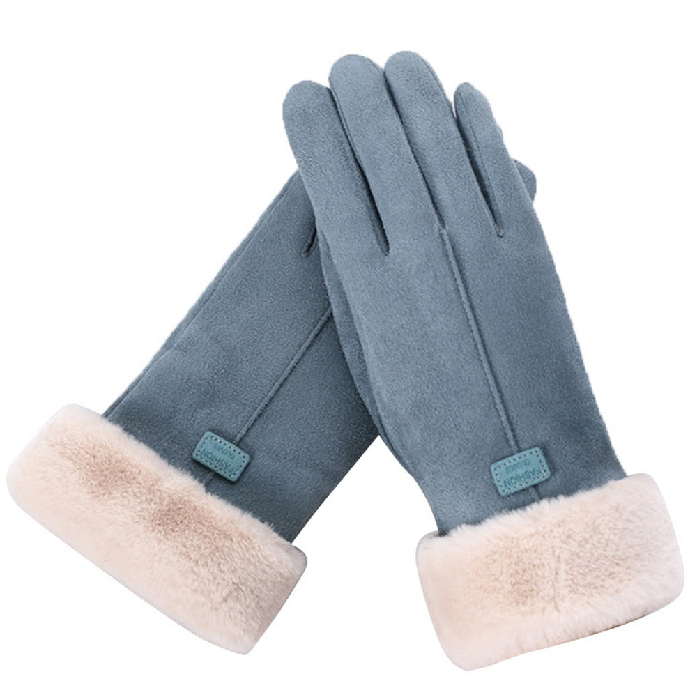 Drune - Schicke und Stilvolle Winter Furry Handschuhe für Frauen