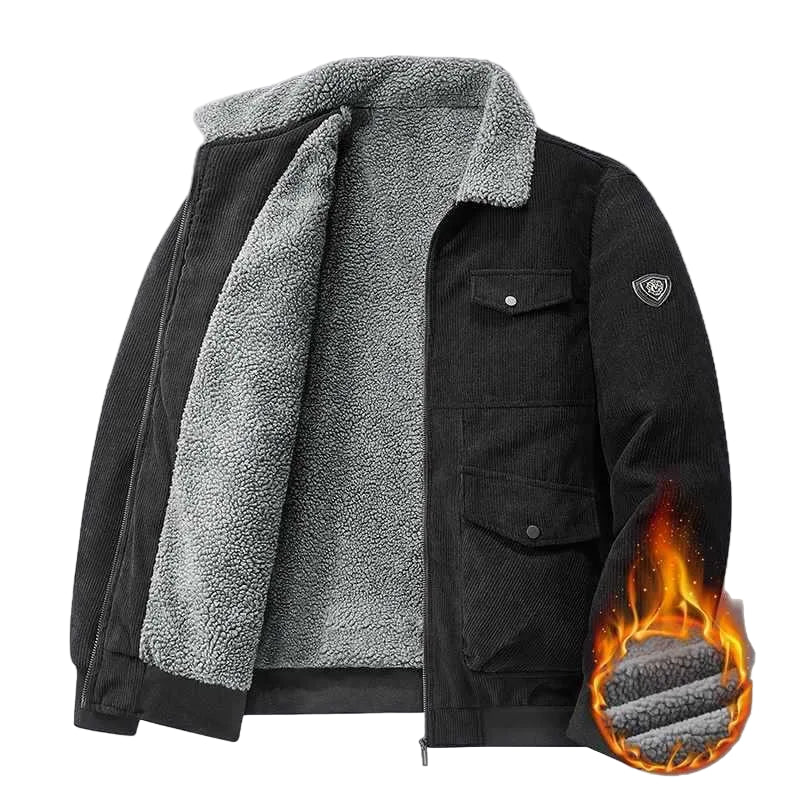 Drune | Winterjacke mit Fleece-Innenfutter - Modische Freizeitjacke für kalte Tage