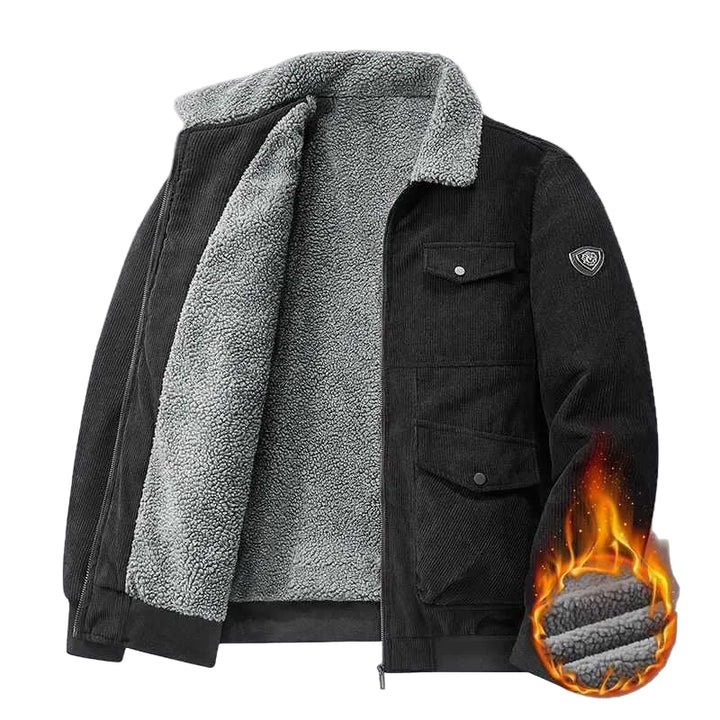 Drune | Winterjacke mit Fleece-Innenfutter - Modische Freizeitjacke für kalte Tage
