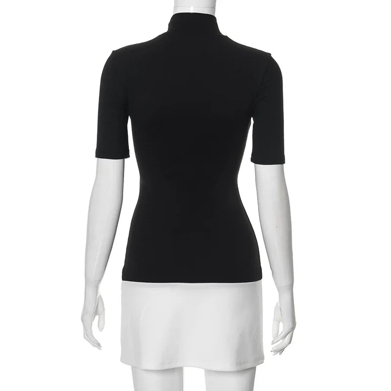 Drune | Lässig Patchwork Mini Kleid