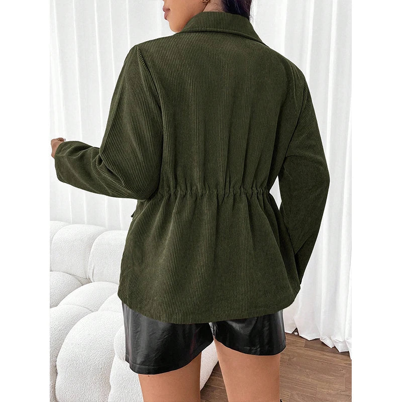 Drune | Cordjacke mit Taschen für Damen
