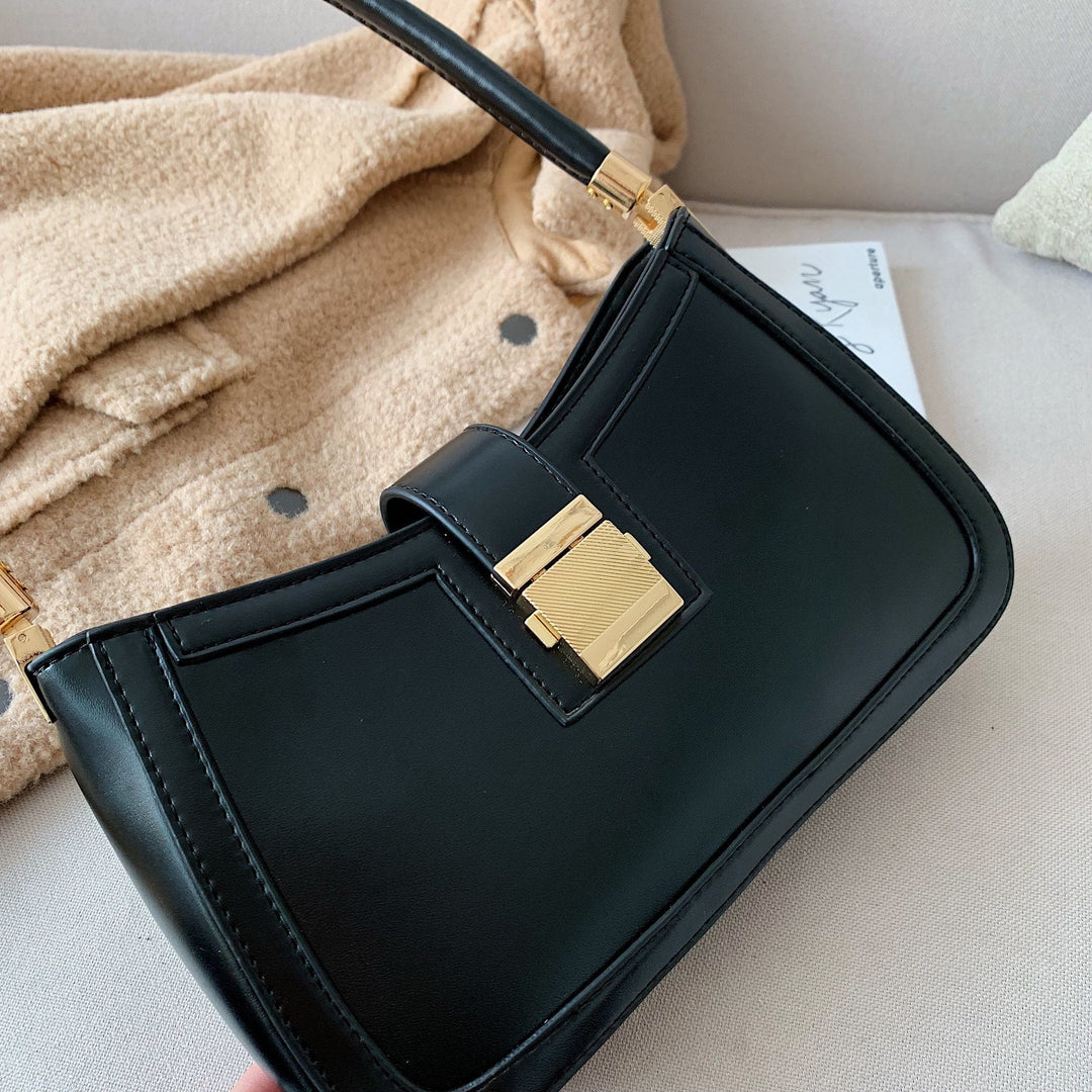Drune | Stilvolle Schultertasche für Damen - Designer-Handtasche mit Reißverschluss