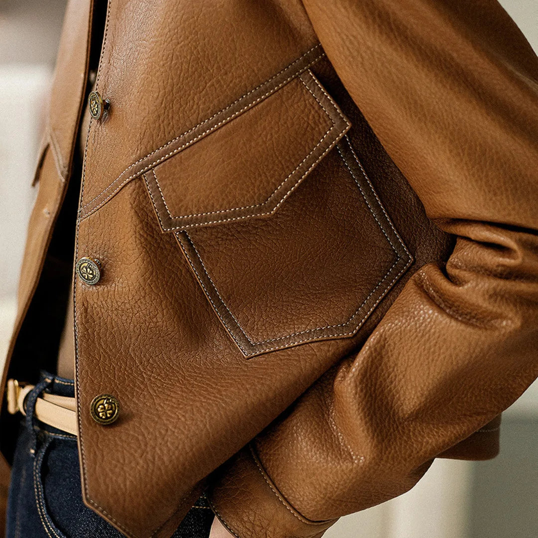 Drune | Elegante Lederjacke