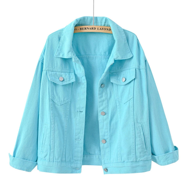 Drune | klassische Damen Jeansjacke in vielen Farben
