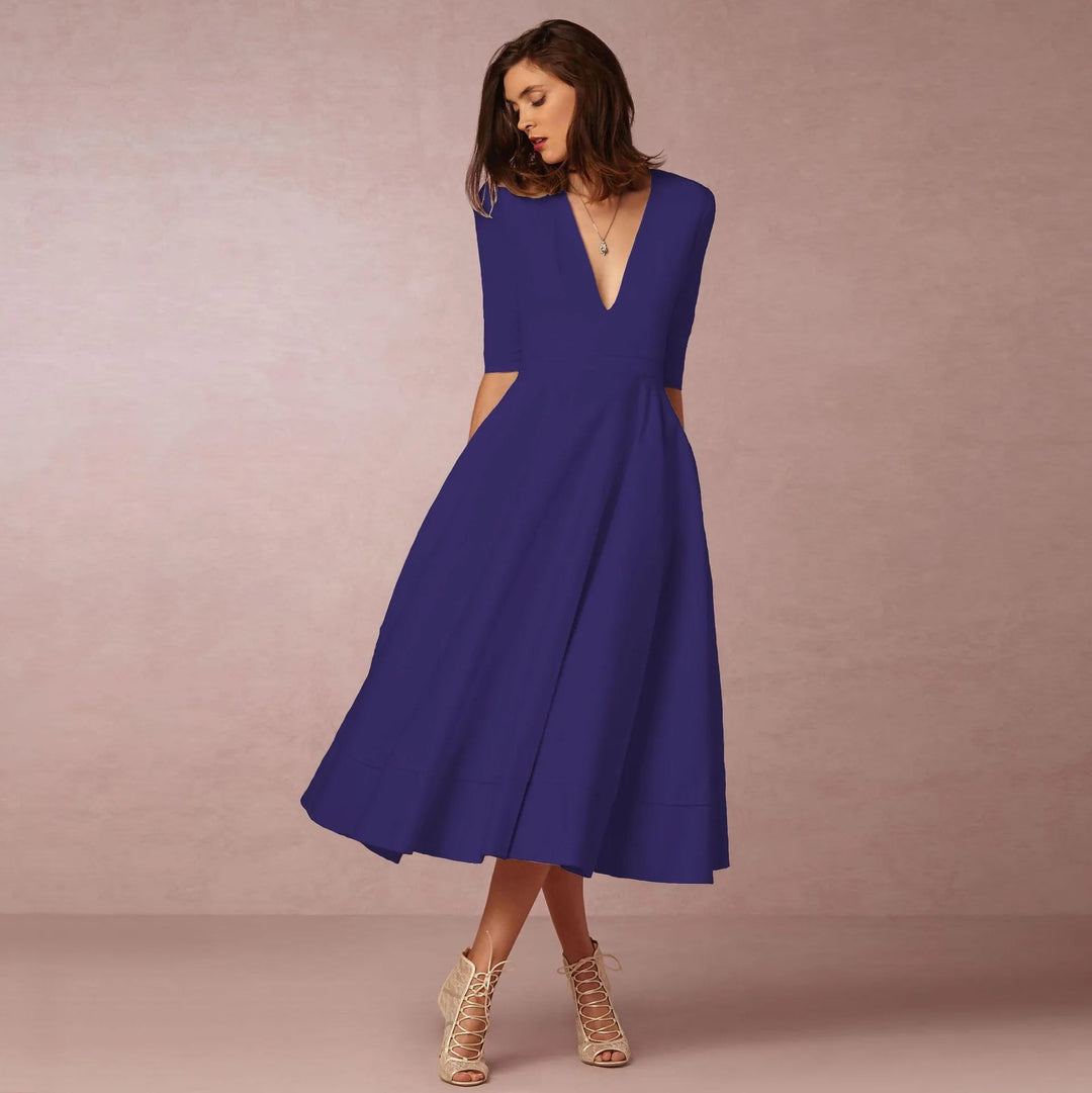 Drune | Elegante Lange Damenkleid