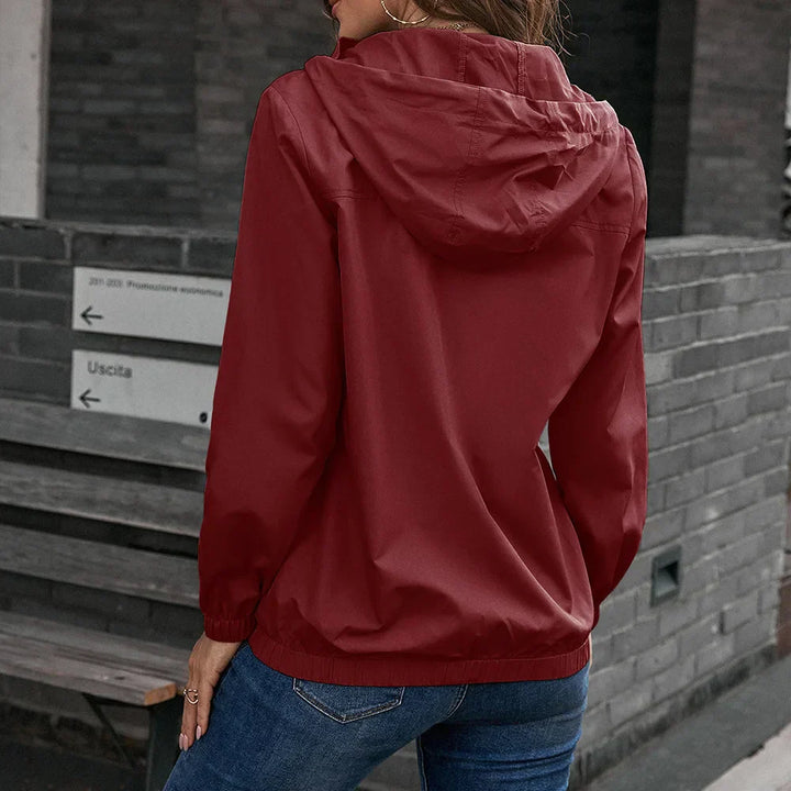 Drune | Regenjacke Damen - mit Kapuze