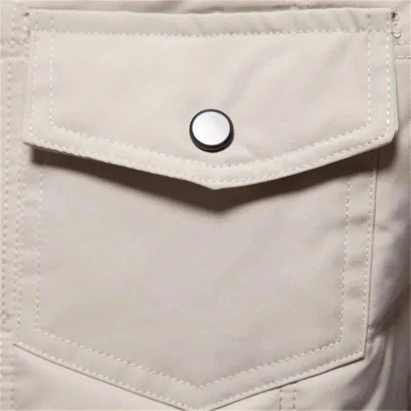 Drune | Moderne Gepolsterte Jacke mit Fronttaschen für Herren
